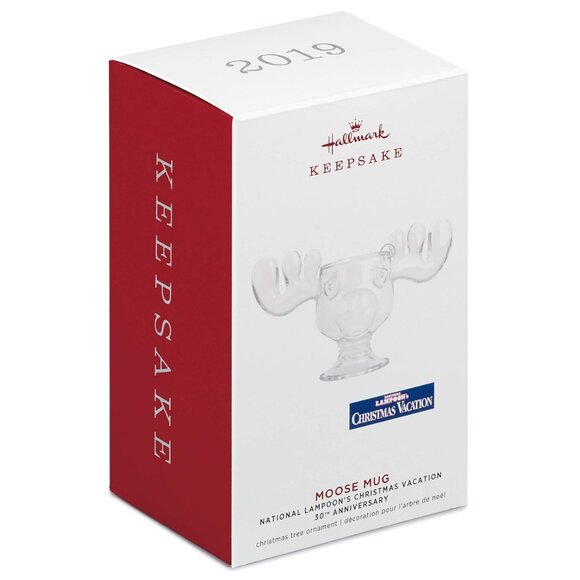 New! National Lampoon's Christmas Vacation Moose Mug Hallmark Keepsake Ornament - Picture 1 of 5